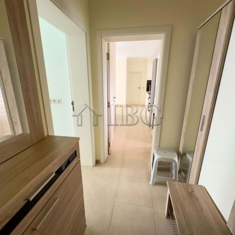 Spacious 3-room apartment with front sea view near Akrotiria Beach, Nessebar. Bright, stylish, perfe.
