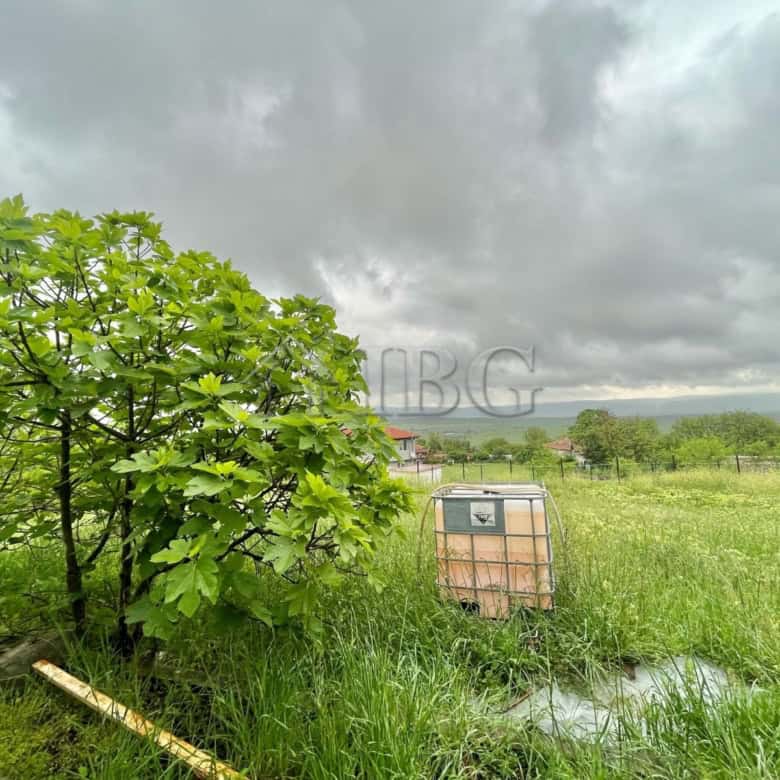 House with lush greenery and open field in Aleksandrovo, Burgas region.