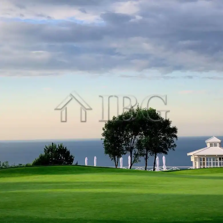 Beautiful golf course view from a spacious 2-bedroom apartment at Lighthouse Golf & Spa Resort.