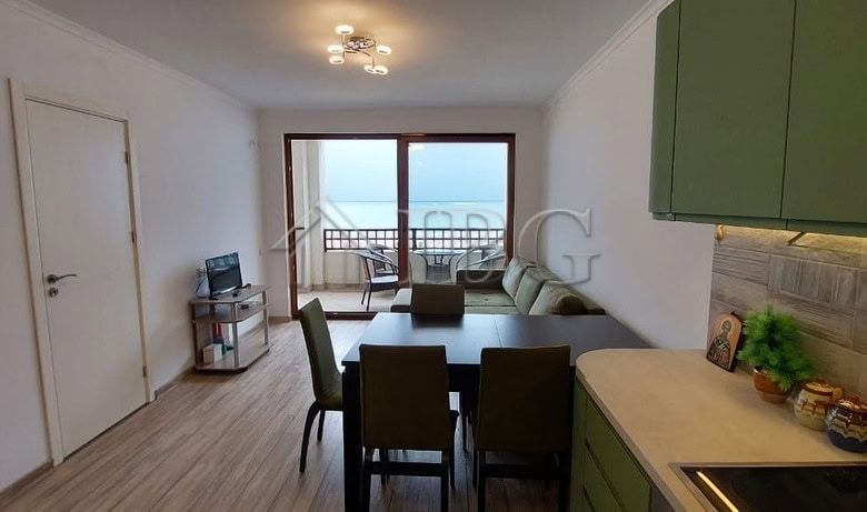 Bright 2-bedroom apartment with sea and marina views in Sveti Vlas, Bulgaria.