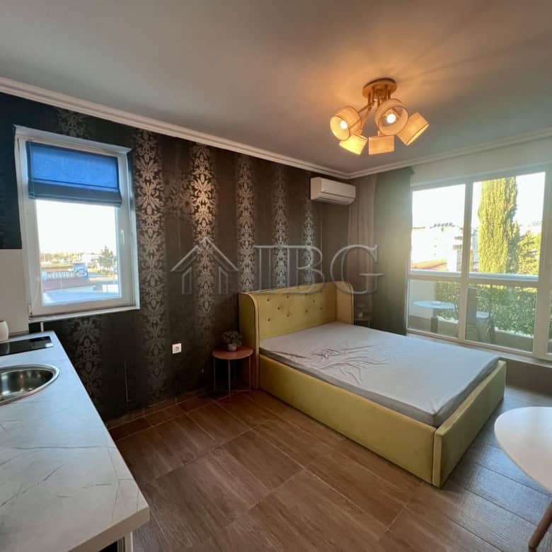 Modern furnished studio apartment in Magnolia Residence 5, Sunny Beach, ideal for investment or pers.