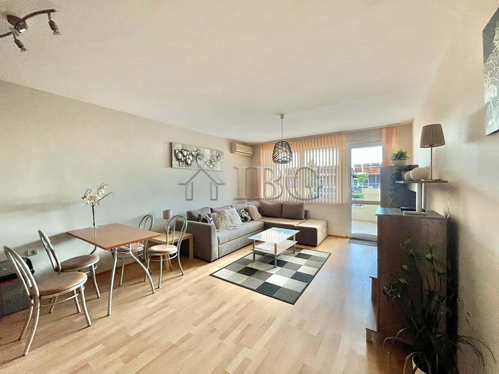 Bright 2-bedroom apartment offering partial sea views in Sveti Vlas, Bulgaria. Perfect for relaxing.