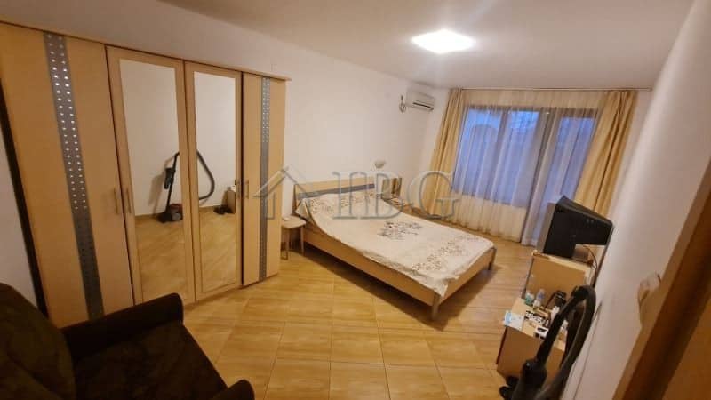 Spacious two-bedroom apartment with modern furnishings in Sunny Beach, Bulgaria.