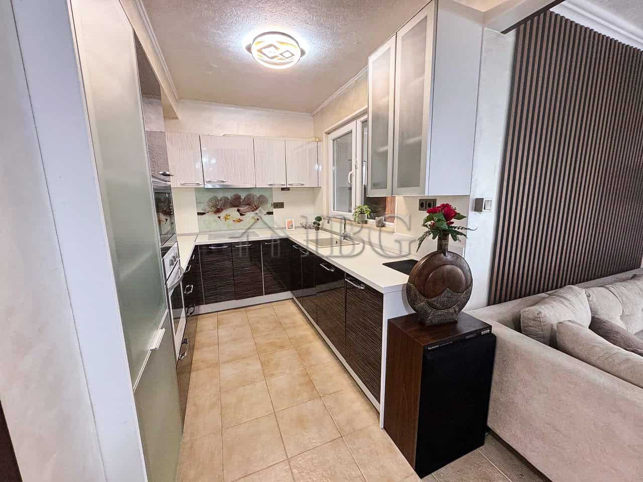 Sea view kitchen in Victoria Hill home, between Burgas and Pomorie.