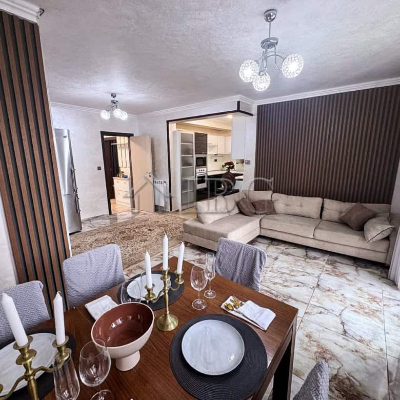 Bright living room with sea views and modern decor in Victoria Hill.