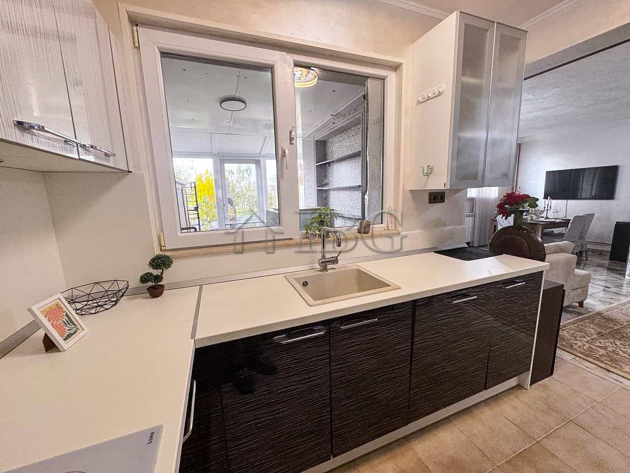 Sea view kitchen in Victoria Hill home between Burgas and Pomorie.