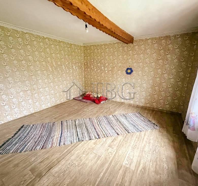 Bright interior of a partly renovated house with outbuildings close to the sea and General Toshevo.
