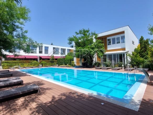 Modern two-storey townhouse with swimming pool in Sarafovo, Bulgaria.