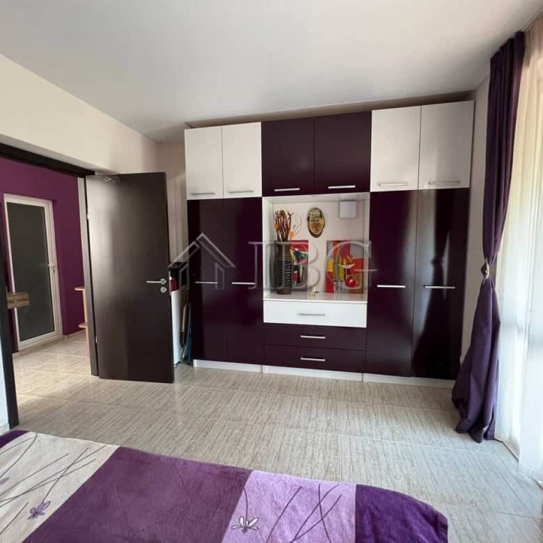 Modern 1-bedroom apartment with pool view in Sunny Beach, near the beach.