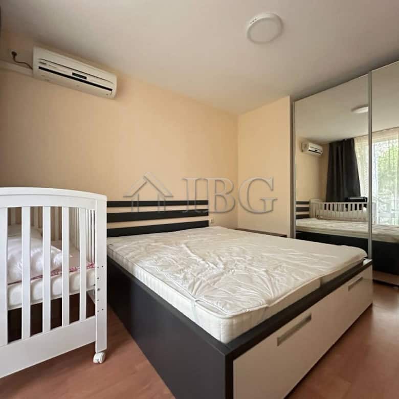 Cozy ground floor 1-bedroom apartment featuring a garden view at Crown Fort Club, Sveti Vlas. Perfec.