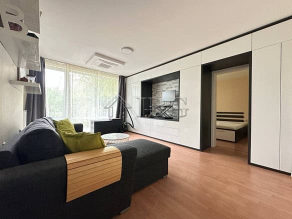 Ground floor 1-bedroom apartment with garden view at Crown Fort Club, Sveti Vlas.