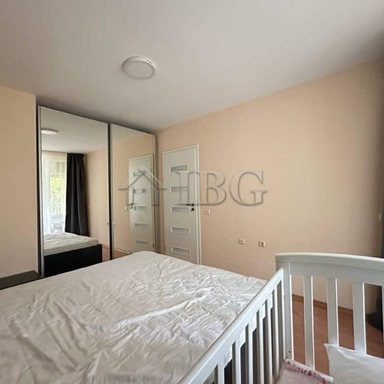 Cozy ground floor 1-bedroom apartment featuring a garden view in Crown Fort Club, Sveti Vlas. Perfec.