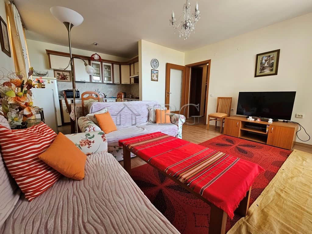 Sea View One-Bedroom Apartment with Living Room and Kitchen.