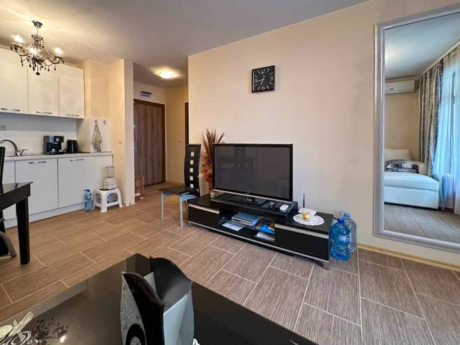 Bright 1-bedroom apartment with sea views in Rich 3, Ravda, offering 66 sq.m. of comfortable living.