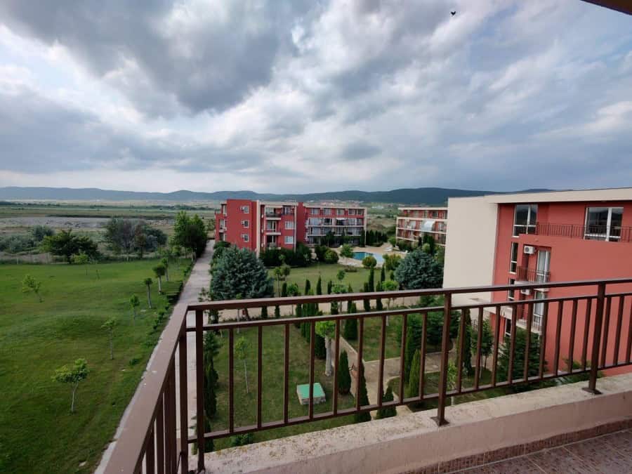 Spacious top floor studio, 48 sq.m., with panoramic views in Holiday Fort Club, Sunny Beach!.