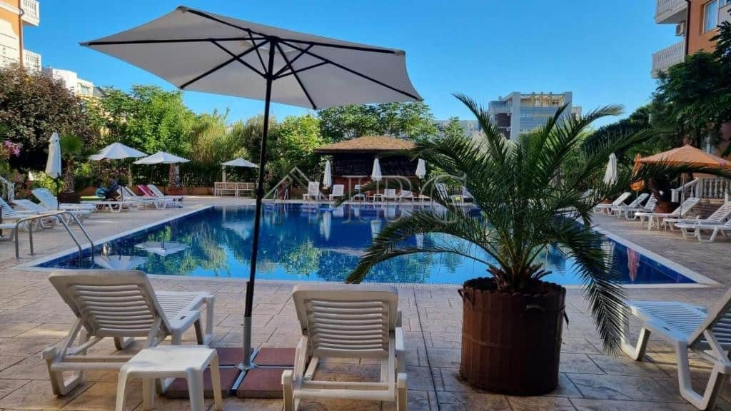 Bright furnished 1-bedroom apartment at Sea Diamond, Sunny Beach.