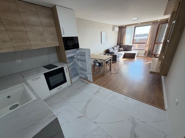 Modern 1-bedroom apartment with panoramic sea view in Sarafovo, Bulgaria.