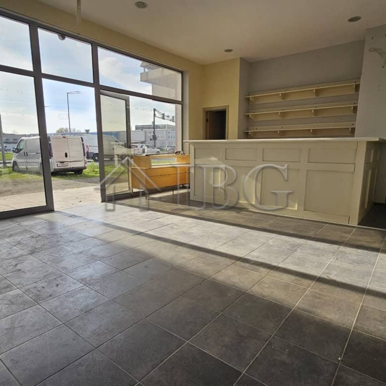 Commercial property interior with large windows and open space in Sunny Beach.