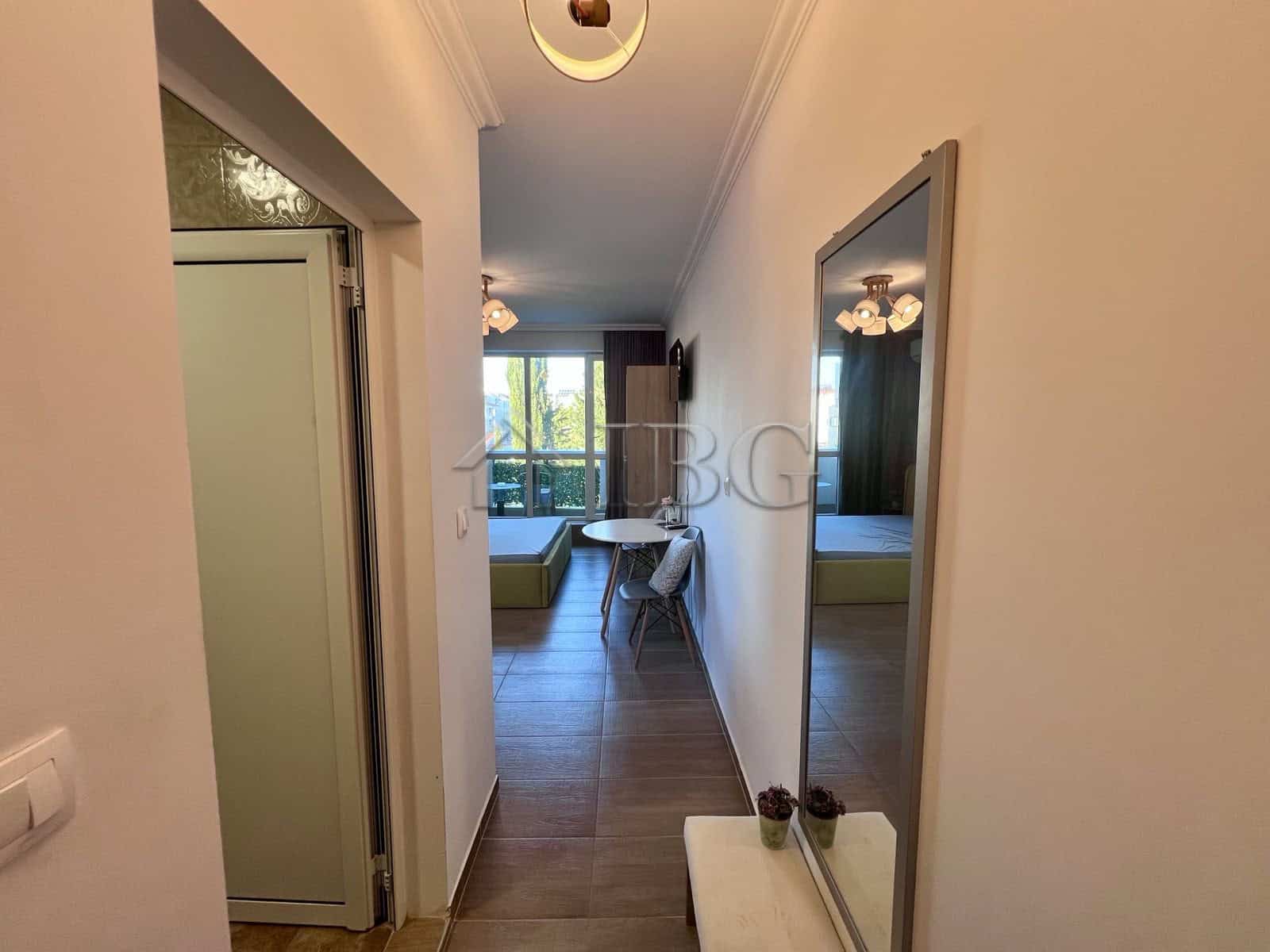 Modern furnished studio apartment in Sunny Beach.
