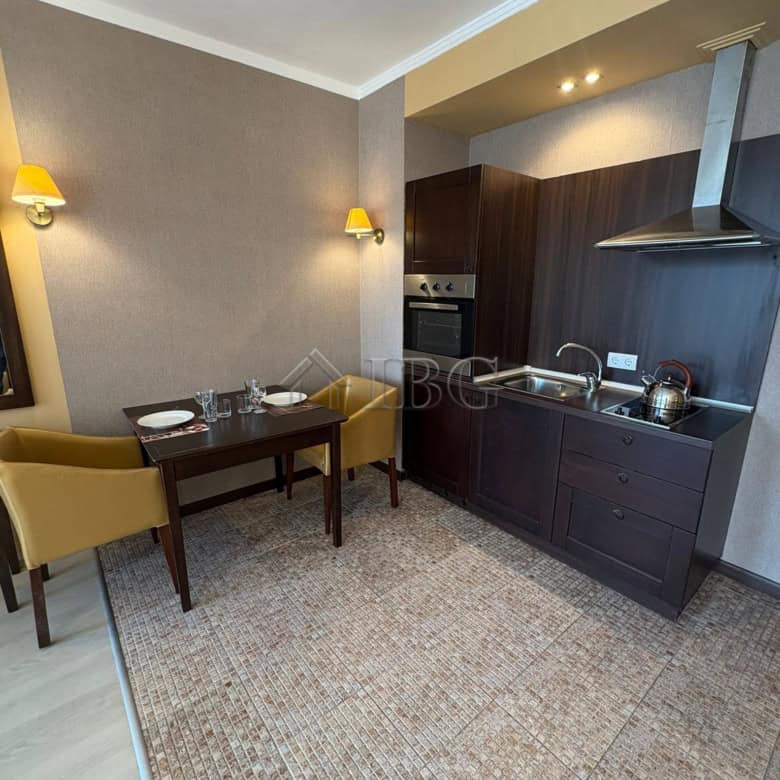 Modern studio apartment with pool view at Royal Beach Barceló, Sunny Beach.