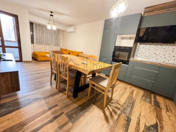 Spacious 108 sq.m. apartment in Hushove quarter, Ruse, featuring modern living room, dining area, an.