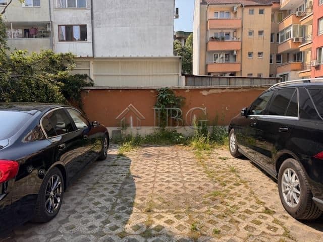 Parking space in Vazrazhdane district, Burgas, Bulgaria.