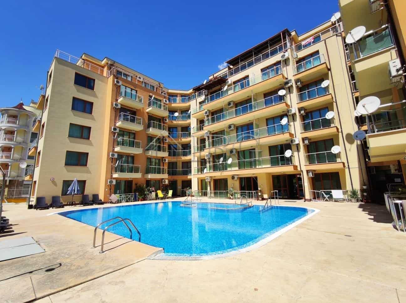 Apartment with pool in Amadeus 1, Sunny Beach, Bulgaria.