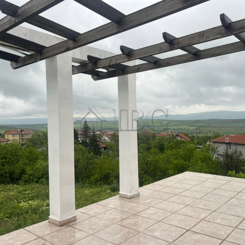 Beautiful terrace with scenic views of the countryside in Aleksandrovo, Burgas region. Perfect for r.