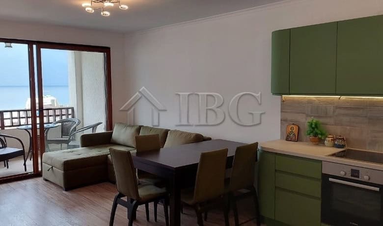 Sea view apartment with balcony in Sveti Vlas, Bulgaria.