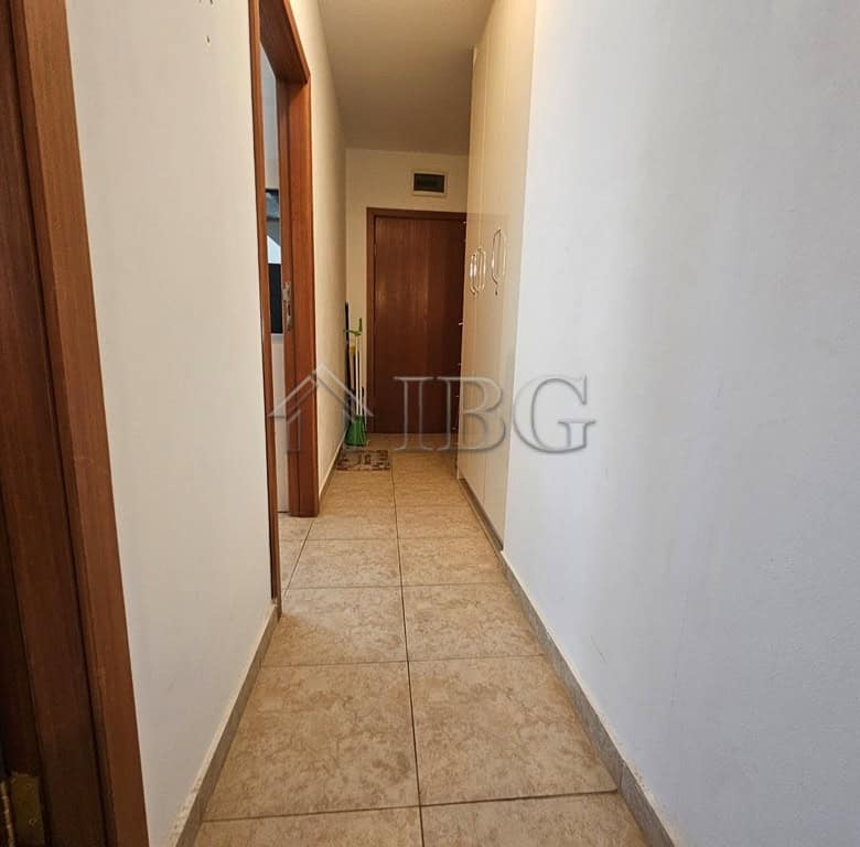 Interior view of a hallway in a 1-bedroom apartment at Dinevi Resort, Sveti Vlas.