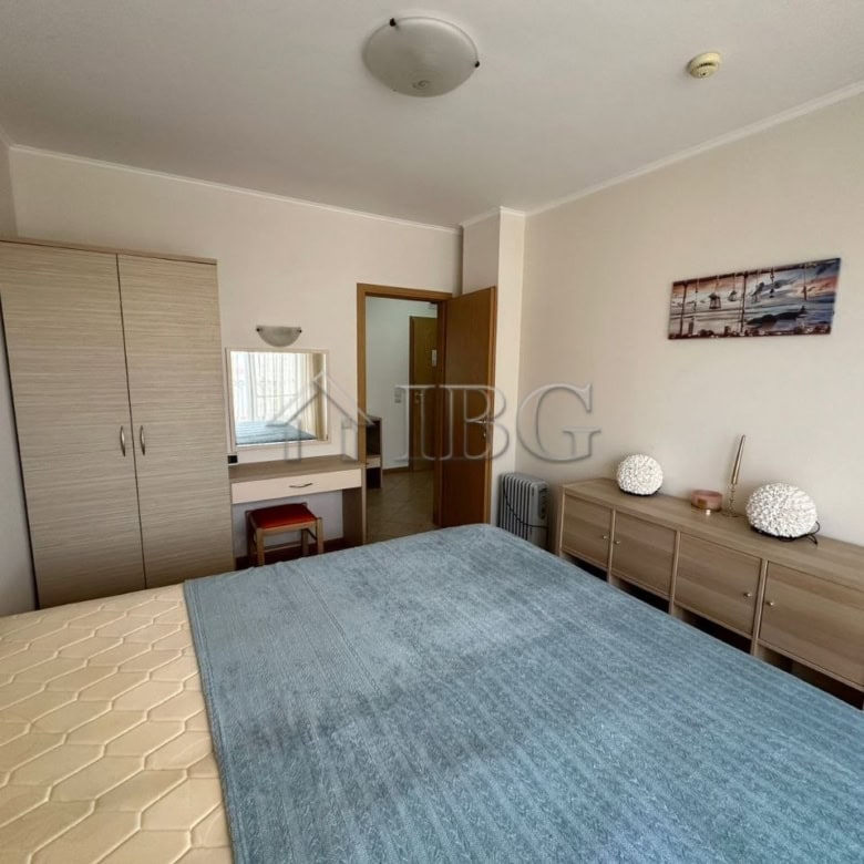 Bright furnished one-bedroom apartment in Royal Sun, Sunny Beach.
