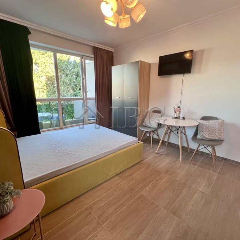 Modern furnished studio apartment in Magnolia Residence 5, Sunny Beach, ideal for investment or holi.