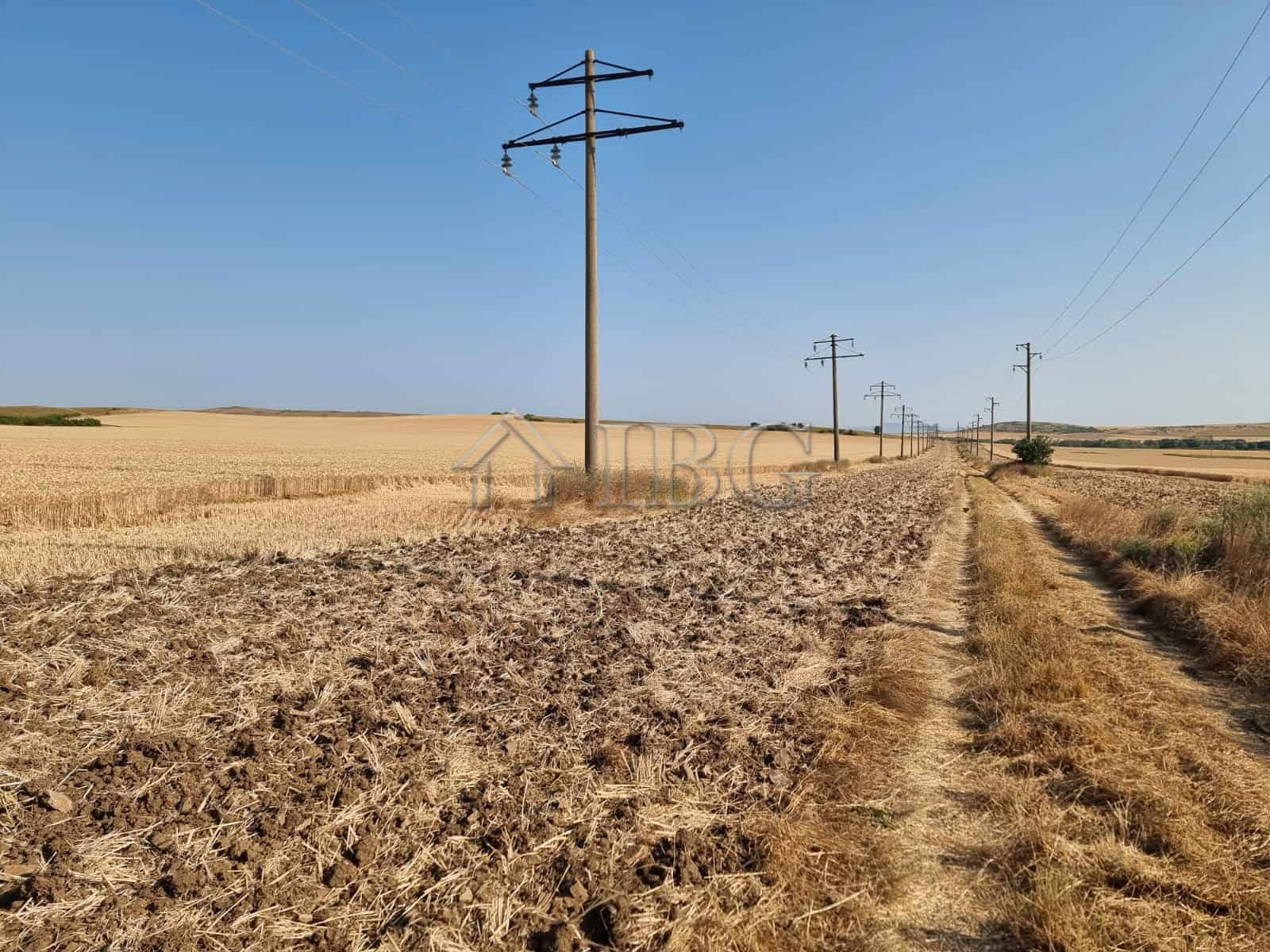 Land for sale near Tunkovo in Burgas Region, Bulgaria, ideal for building or investment.