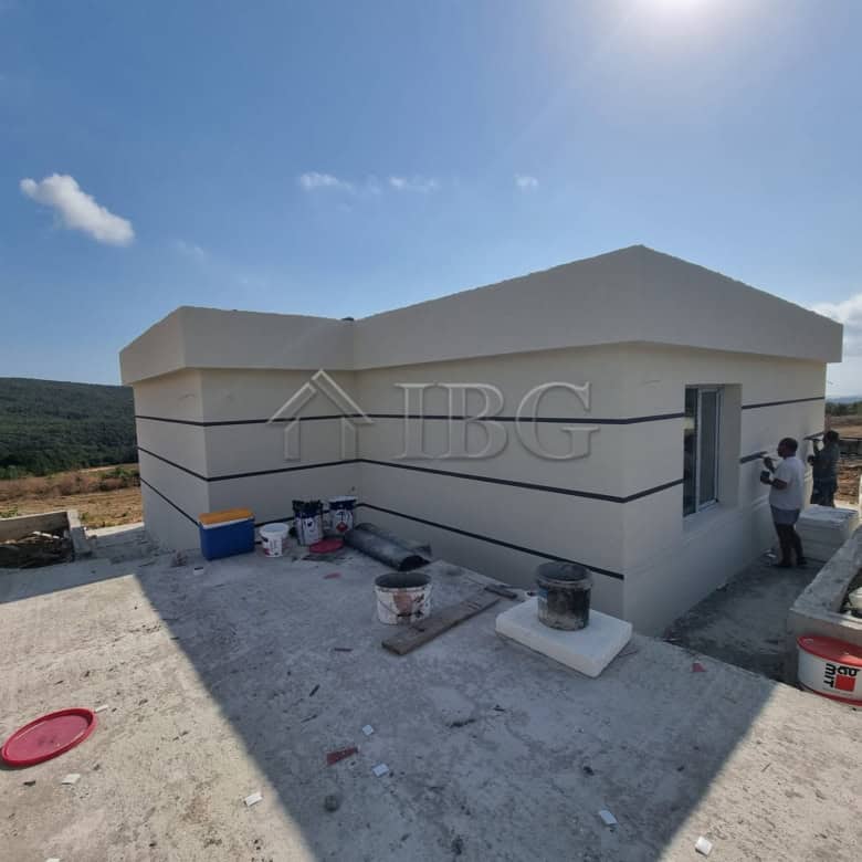 House with pool and scenic sea view in Banya Village, Burgas region. Modern construction with outdoo.