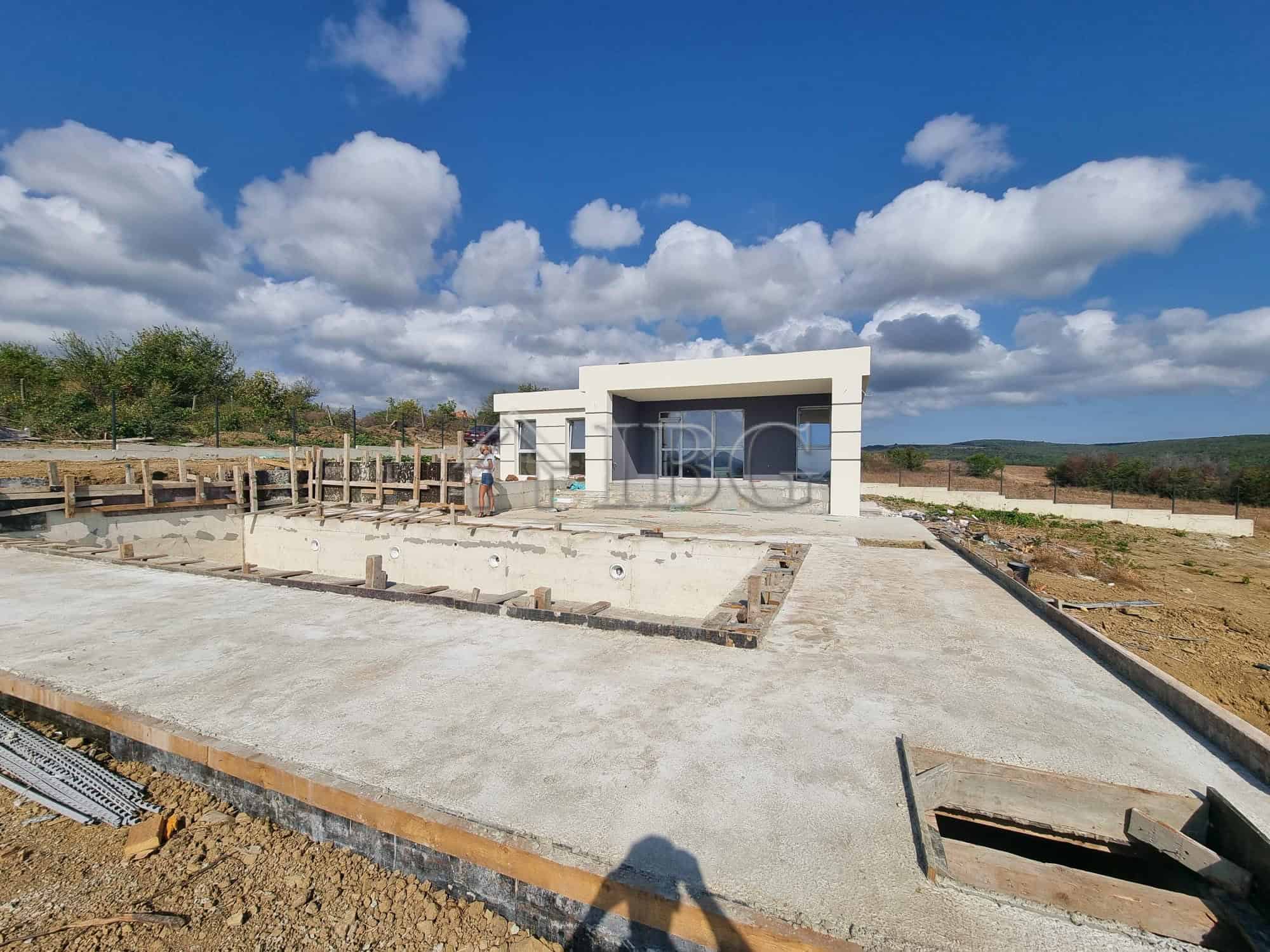 House with pool and sea view in Banya Village, Burgas Region.