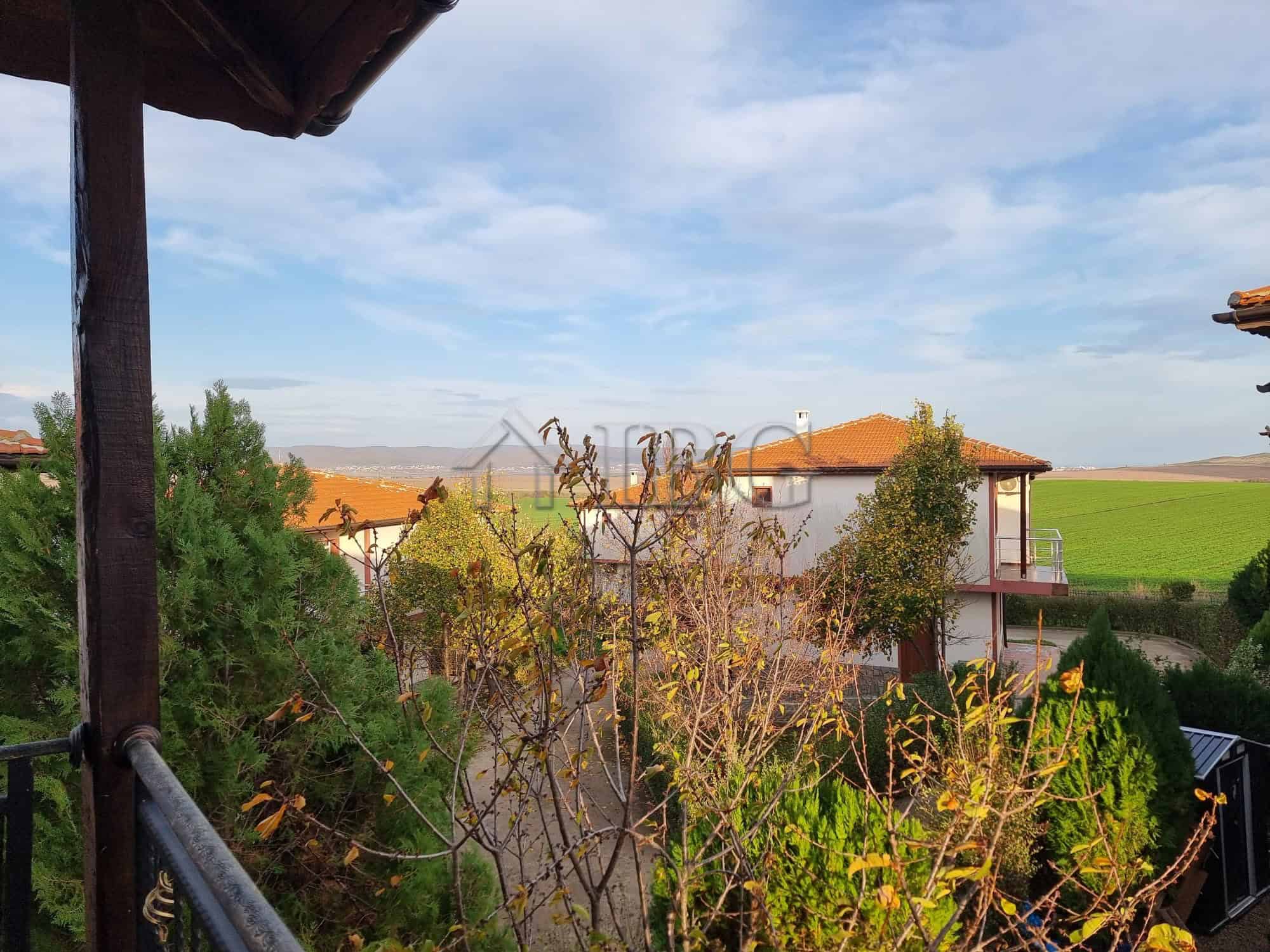 Two-story house for sale in Aleksandrovo, Burgas with garden and scenic views.