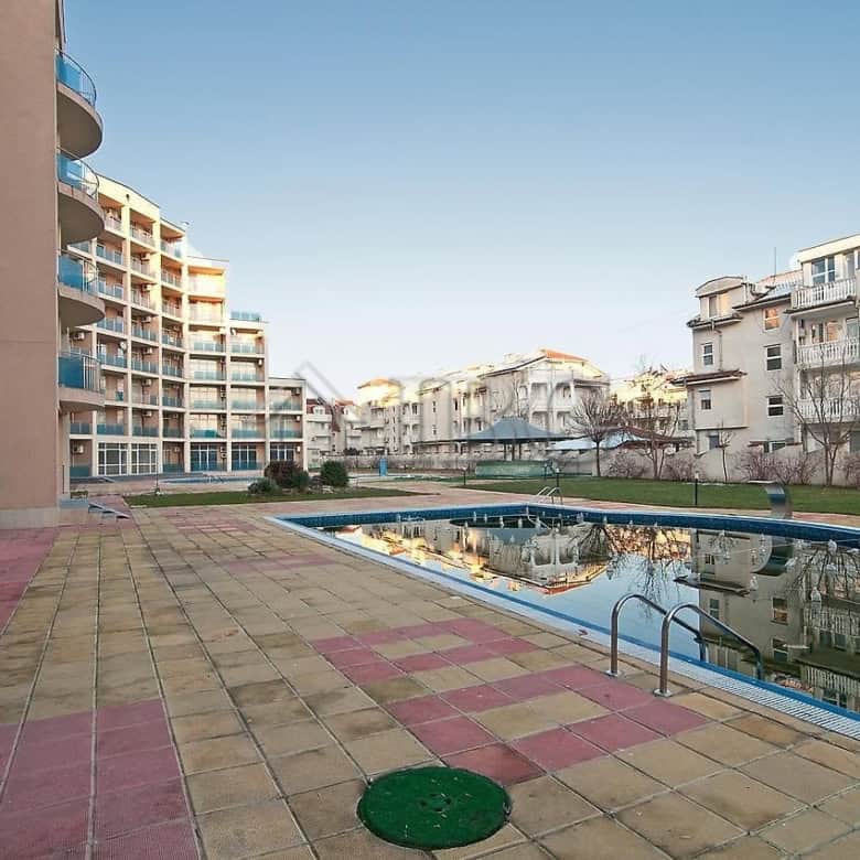 Pool area at Semiramida Gardens, Sunny Beach.