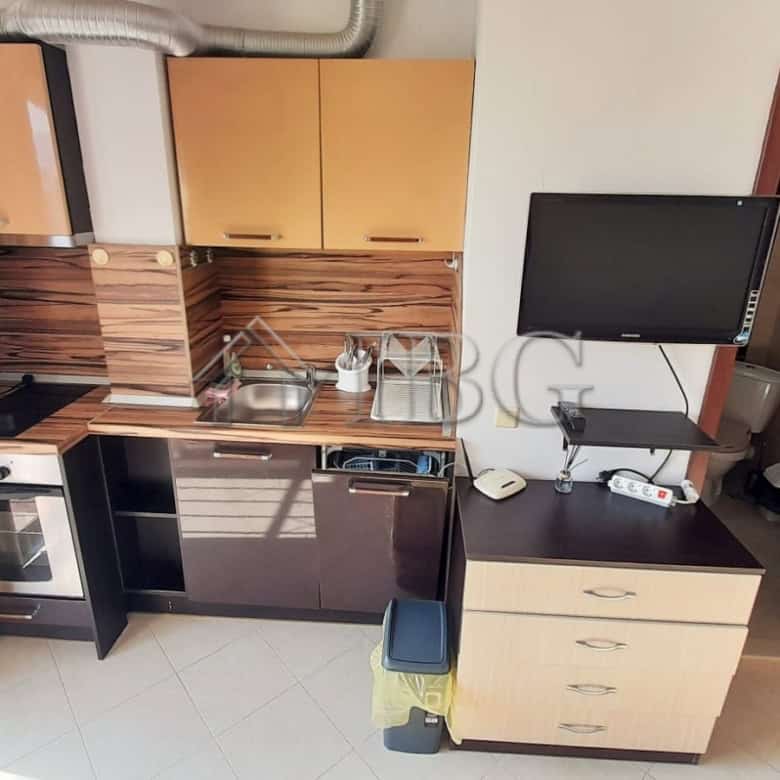 Bright studio apartment with balcony in Cascadas Family Resort, Sunny Beach, offering modern ameniti.