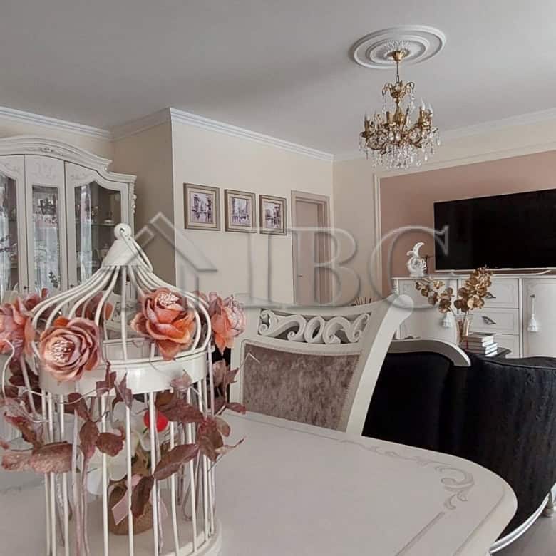 Elegant townhouse living room with modern decor and spacious layout in Sarafovo.