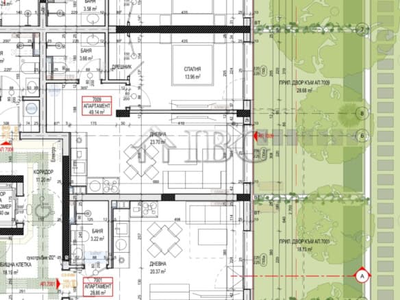 Bright 1-bedroom apartment with garden in Sunny View Central, Block 7. Modern design, spacious livin.