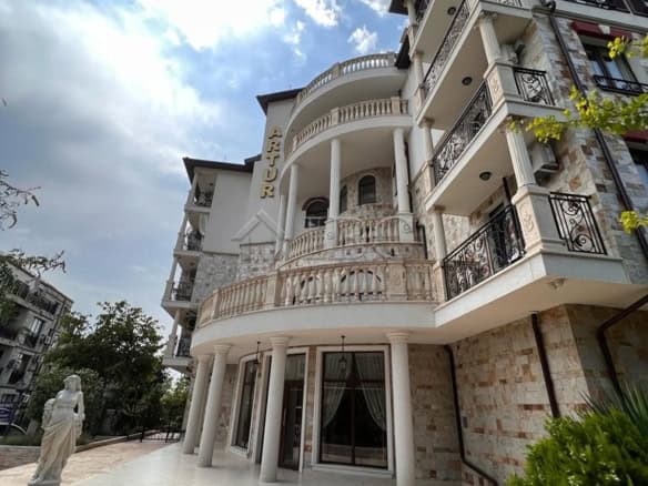 Elegant three-level apartment with panoramic sea views in Sveti Vlas, Bulgaria.