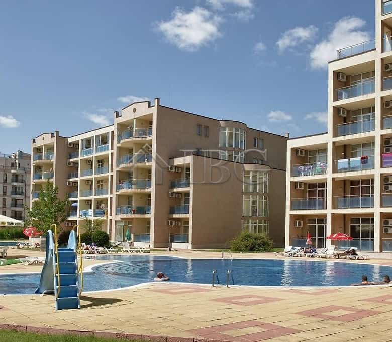 Apartment with pool view in Semiramida Gardens, Sunny Beach, Bulgaria.