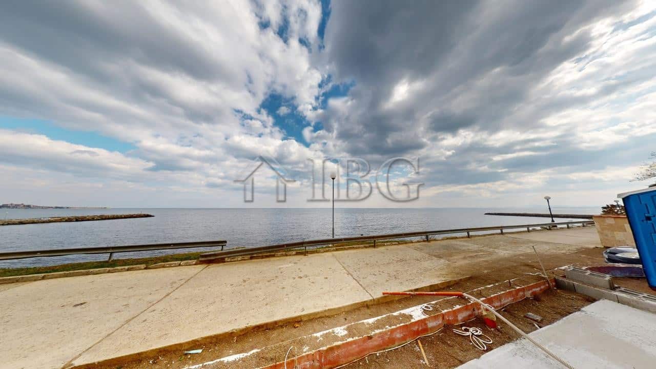 Beautiful sea view from Villa Metara apartment in Ravda, Bulgaria.