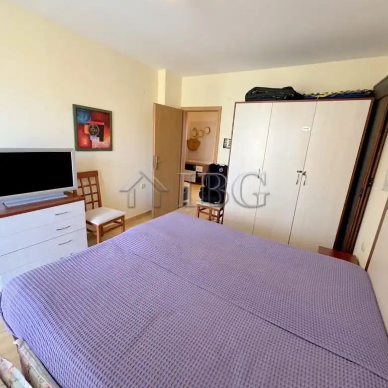 Spacious 2-bedroom apartment for sale in Sveti Vlas, Bulgaria, with modern furnishings and a comfort.