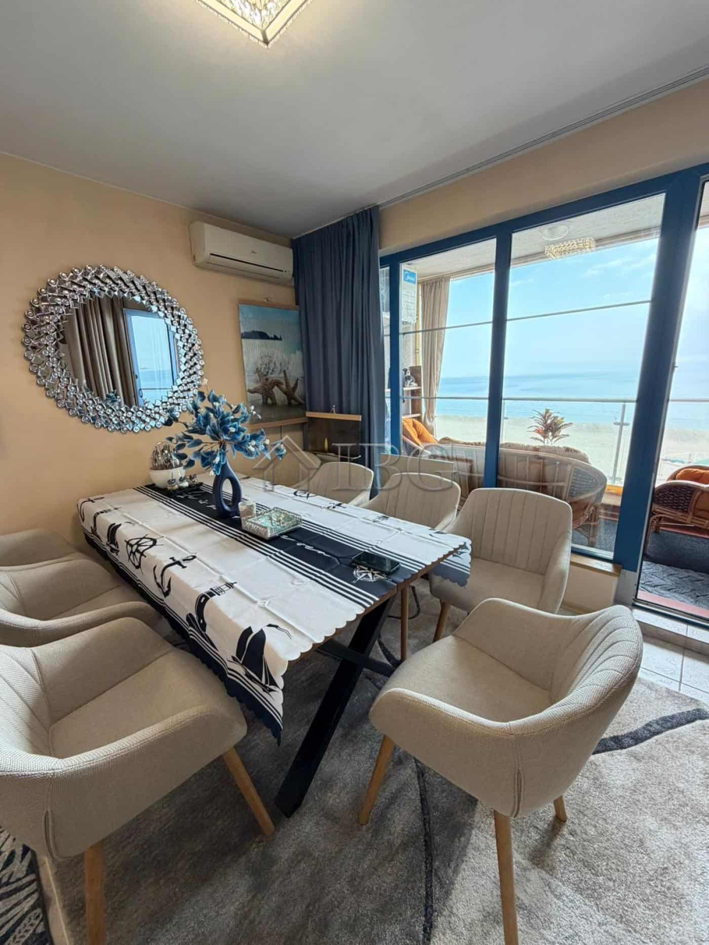 Sea View 1-Bedroom Apartment in Sunny Beach.