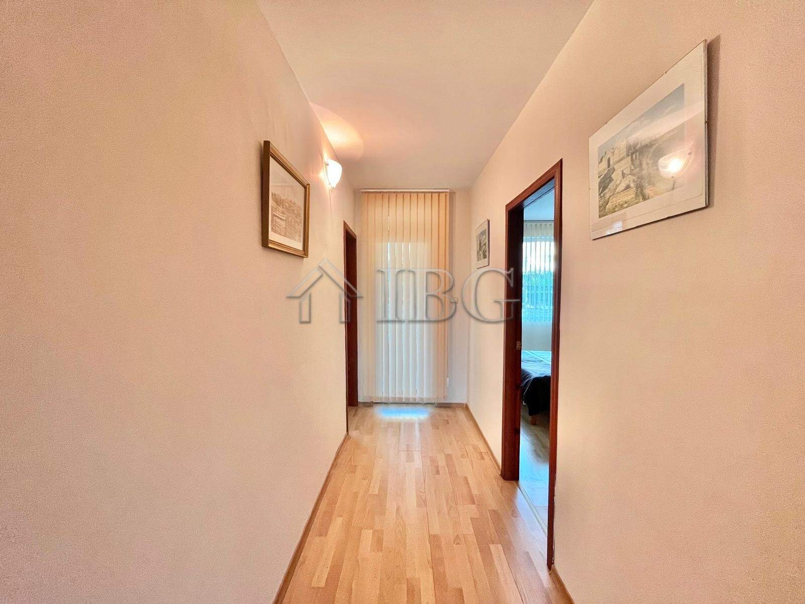 Bright 2-bedroom apartment with partial sea views in Sveti Vlas, Bulgaria. Modern interior and conve.