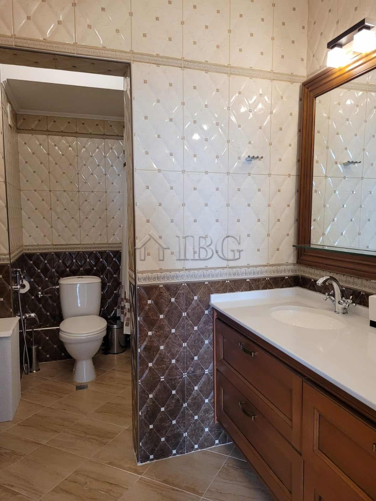 Sea View Maisonette Bathroom with Modern Fixtures.