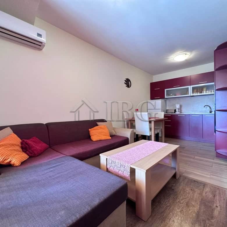 Comfortable 1-bedroom apartment in Ravda residential building, perfect for seaside living.