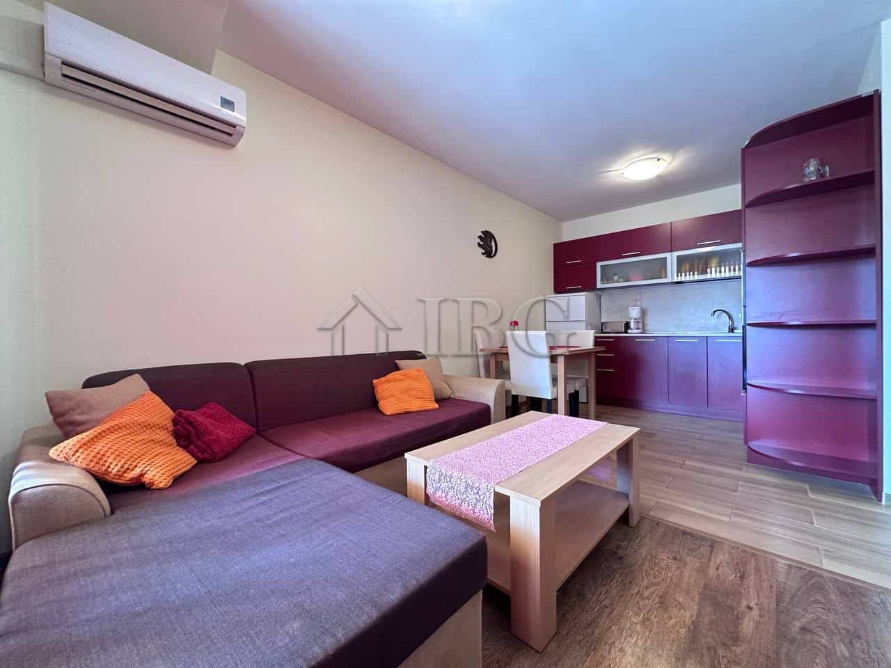 Comfortable 1-bedroom apartment in Ravda residential building, perfect for seaside living.