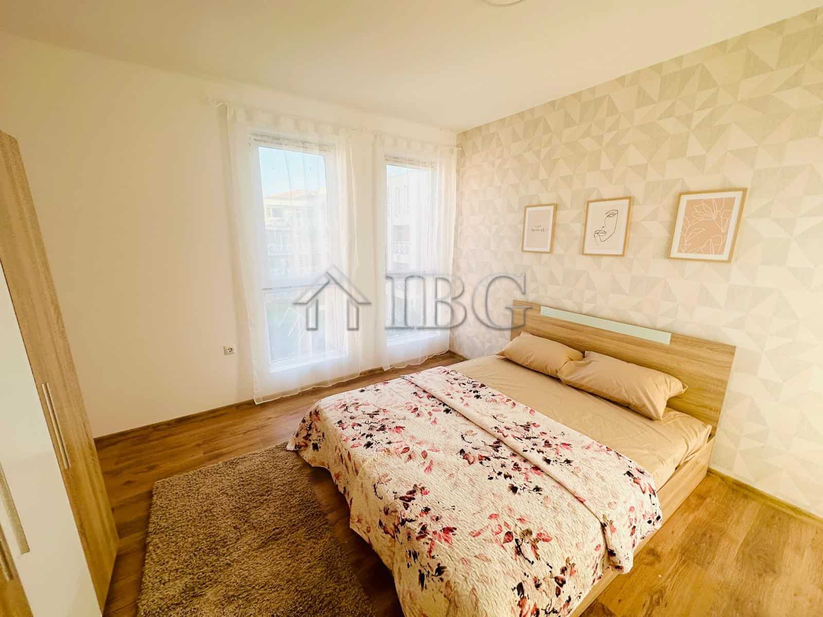 Bright one-bedroom apartment with modern decor in Sunny Beach, perfect for relaxing holidays.